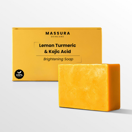 Lemon Turmeric & Kojic Acid Brightening Soap